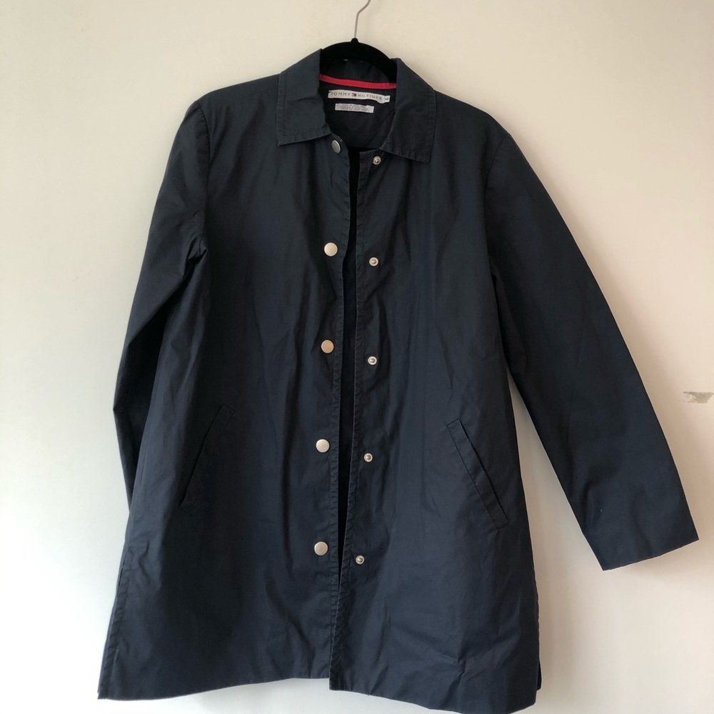 Tommy Hilfiger vintage car coat navy classic